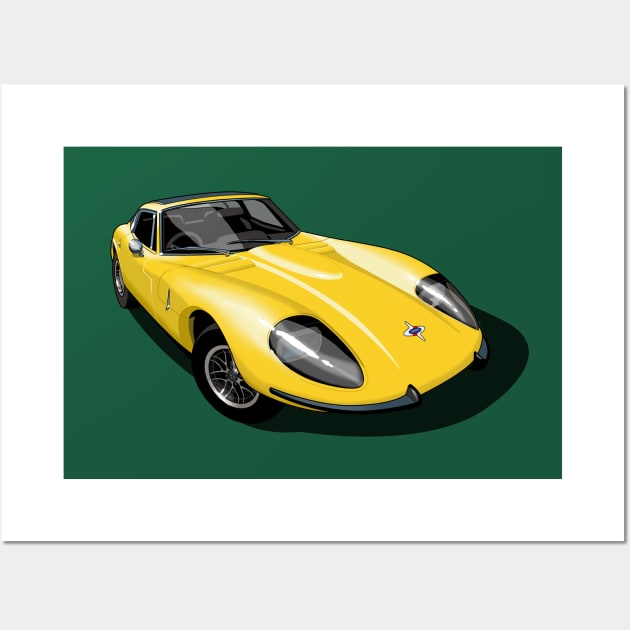 Marcos 3 litre in yellow Wall Art by candcretro